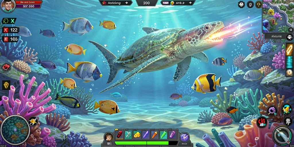 Tampilan antarmuka game yang menarik.
