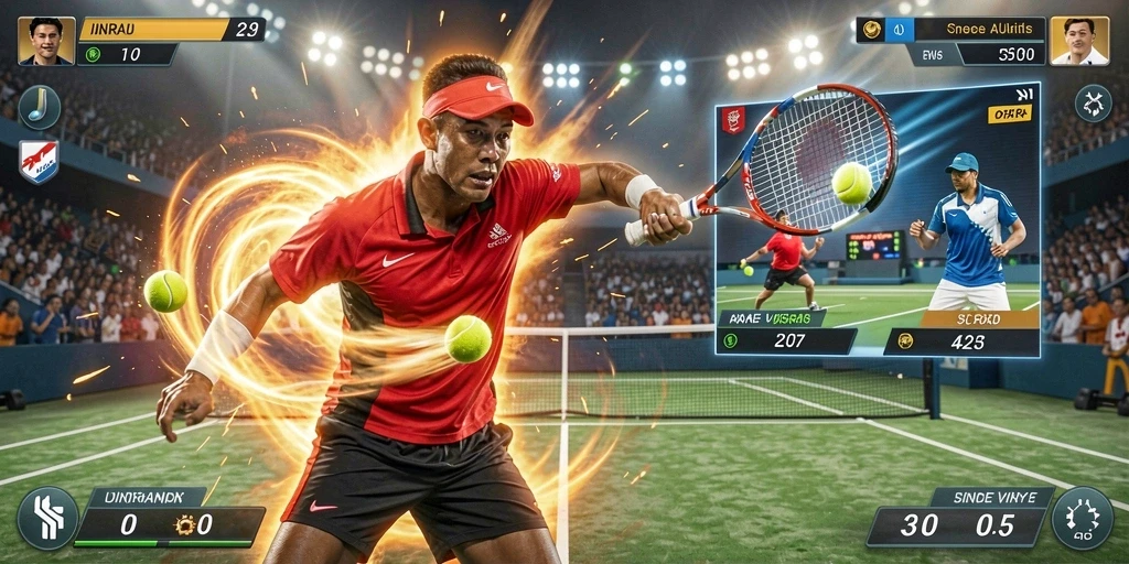 Tampilan utama game BEBASMAX yang menarik.