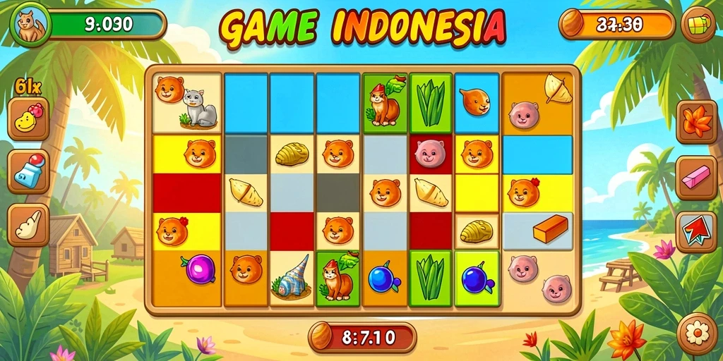 Tampilan utama GIM999 yang menarik dan mudah dinavigasi.