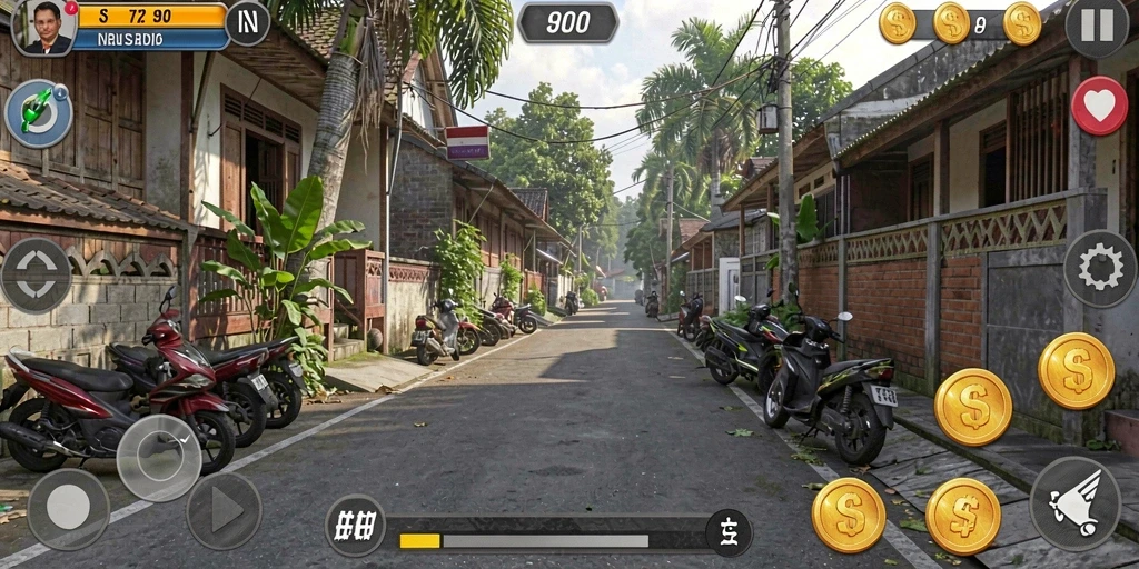 Screenshot menunjukkan tampilan antarmuka yang menarik.