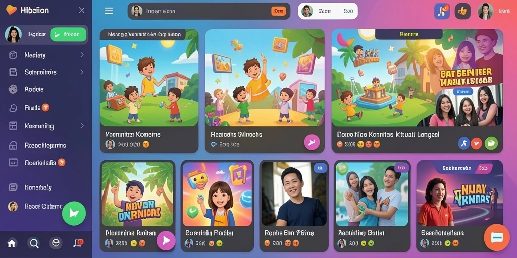 Tampilan antarmuka yang modern dan menarik.