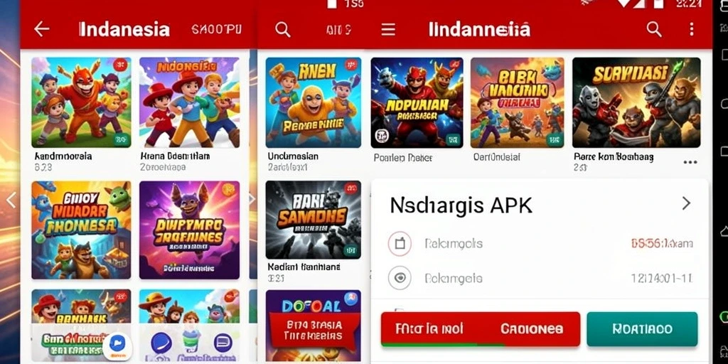 Tampilan menu utama yang menarik dan mudah dinavigasi.