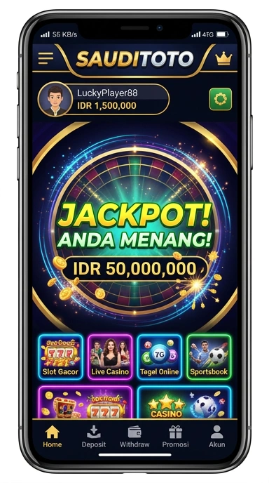 Galeri pratinjau visual sauditoto build APK resmi terbaru